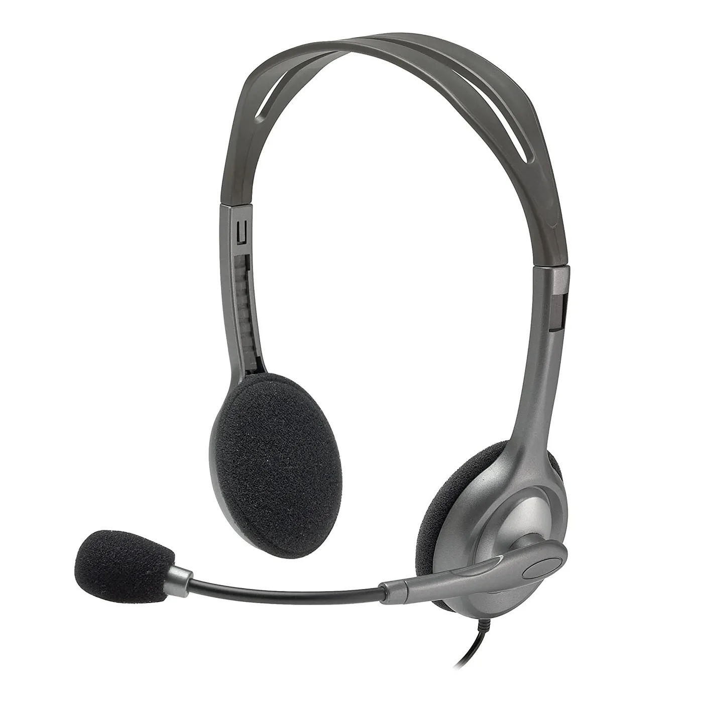 [H111] Logitech - Logitech Auriculares Estéreo H111 con micrófono con Cancelación de Ruido