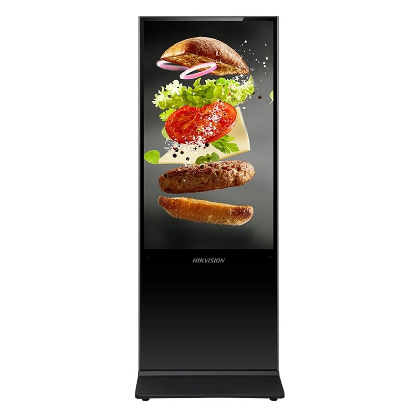 [DS-D6055UL-B/S] Hikvision - Pantalla de 55" 4K para Publicidad Digital Base para Piso (Totem) Puertos USB Entrada de Video HDMI y VGA WiFi Altavoz Integrada
