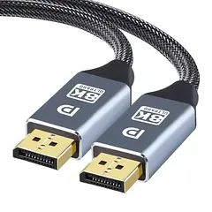 [CAB113] Cable Displayport Macho Doble V1.4 HD 4K/8K 144Hz [3 Metros]