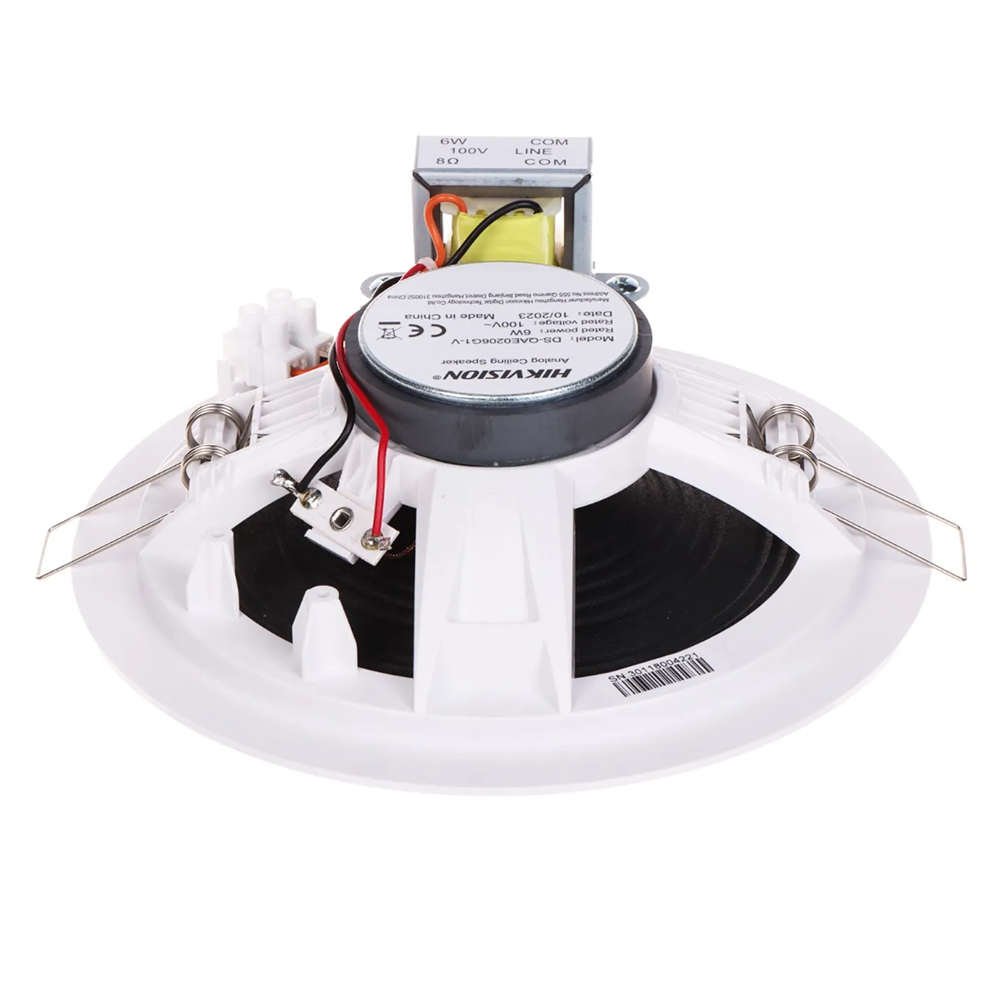[DS-QAE0206G1E-V] Hikvision - Altavoz de Techo Analógico 6W