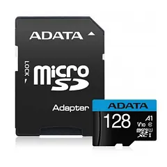 [AUSDX128GUICL10A1-RA1] Adata - Memoria Flash 128GB microSDXC UHS-I Clase 10 con Adaptador
