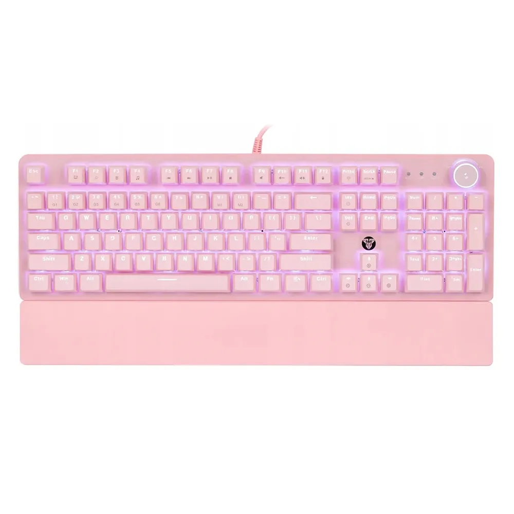 [MK853V2-PK(RD)] Fantech -Teclado Max Power Cableado SW Rojo [Rosado]