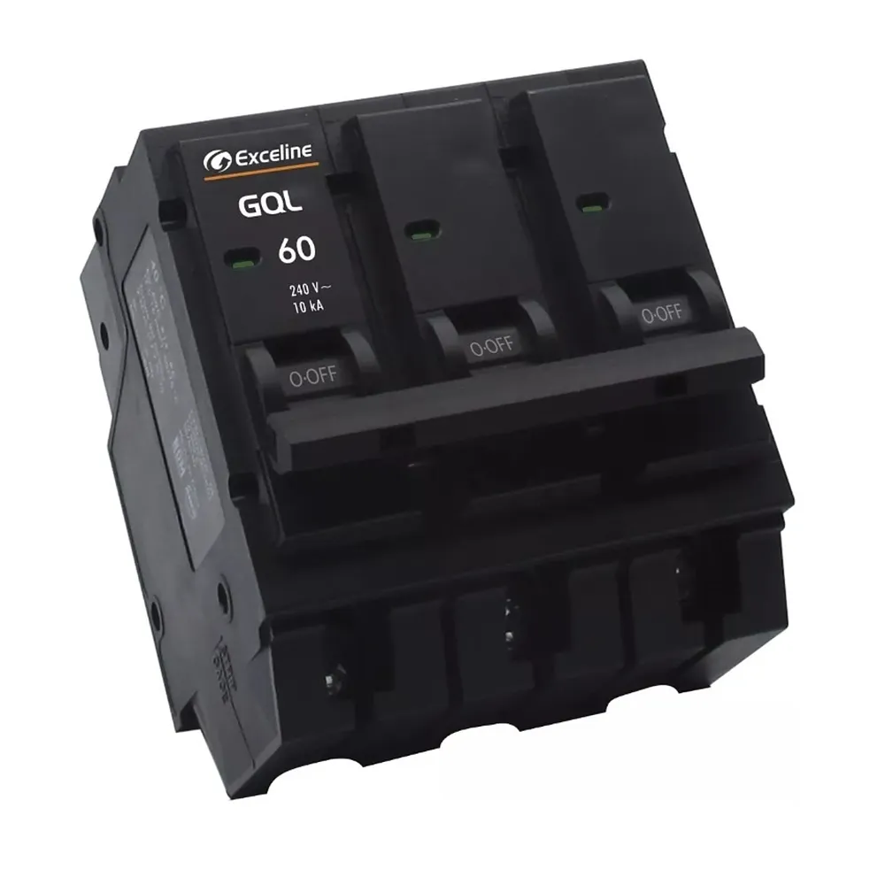 (GQL-60A-3) Exceline - Breaker Enchufable GQL TermoMagnetico 60Amp (3 polos)