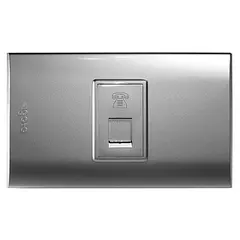 Toma Telefonica Serie B Plata B402-S Igoto