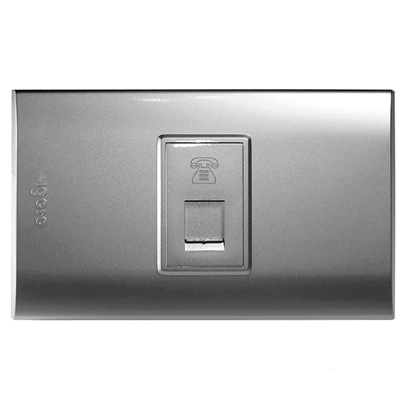 Toma Telefonica Serie B Plata B402-S Igoto