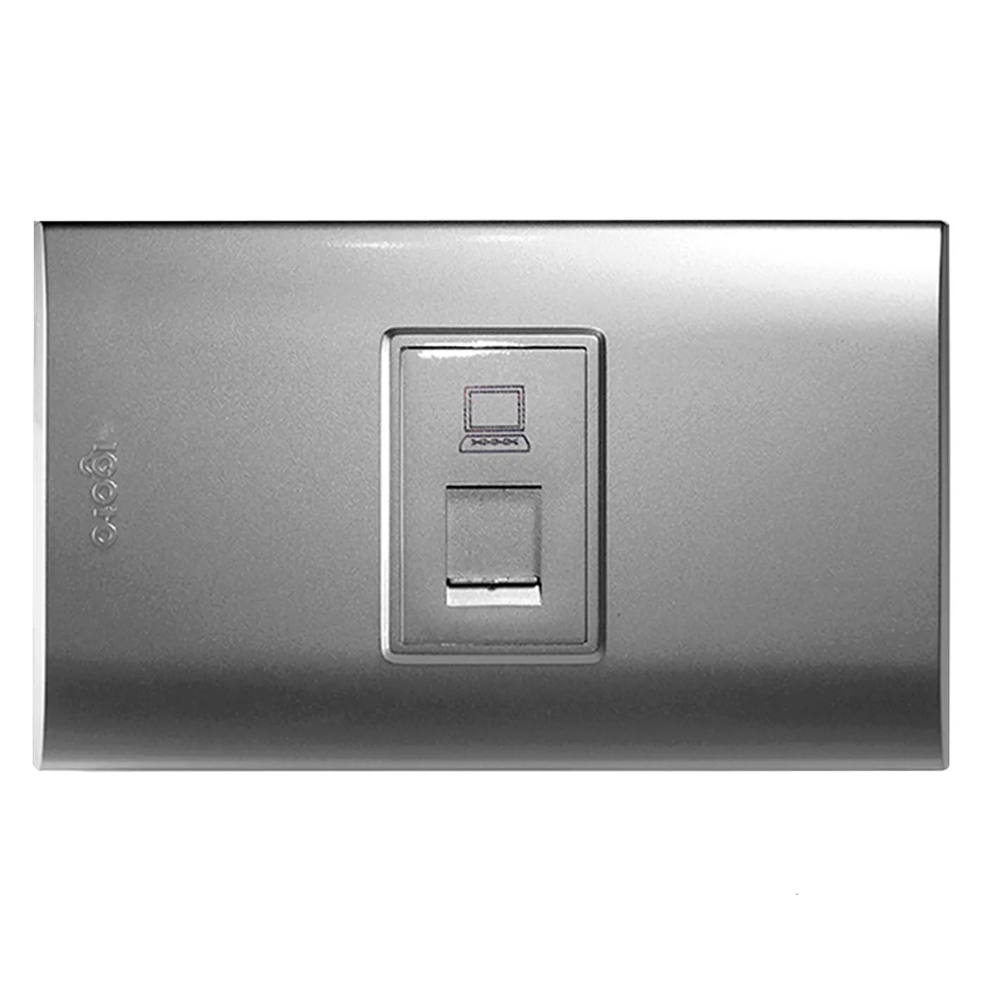 Toma de Red RJ-45 Serie B Plata B408-S Igoto