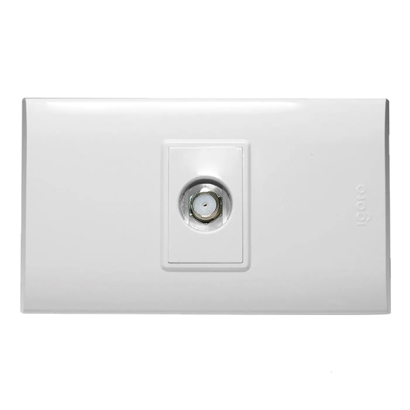 Toma para TV Serie B Blanco B302-W Igoto