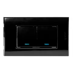 Interruptor Doble Largo Serie B Negro B514-B Igoto