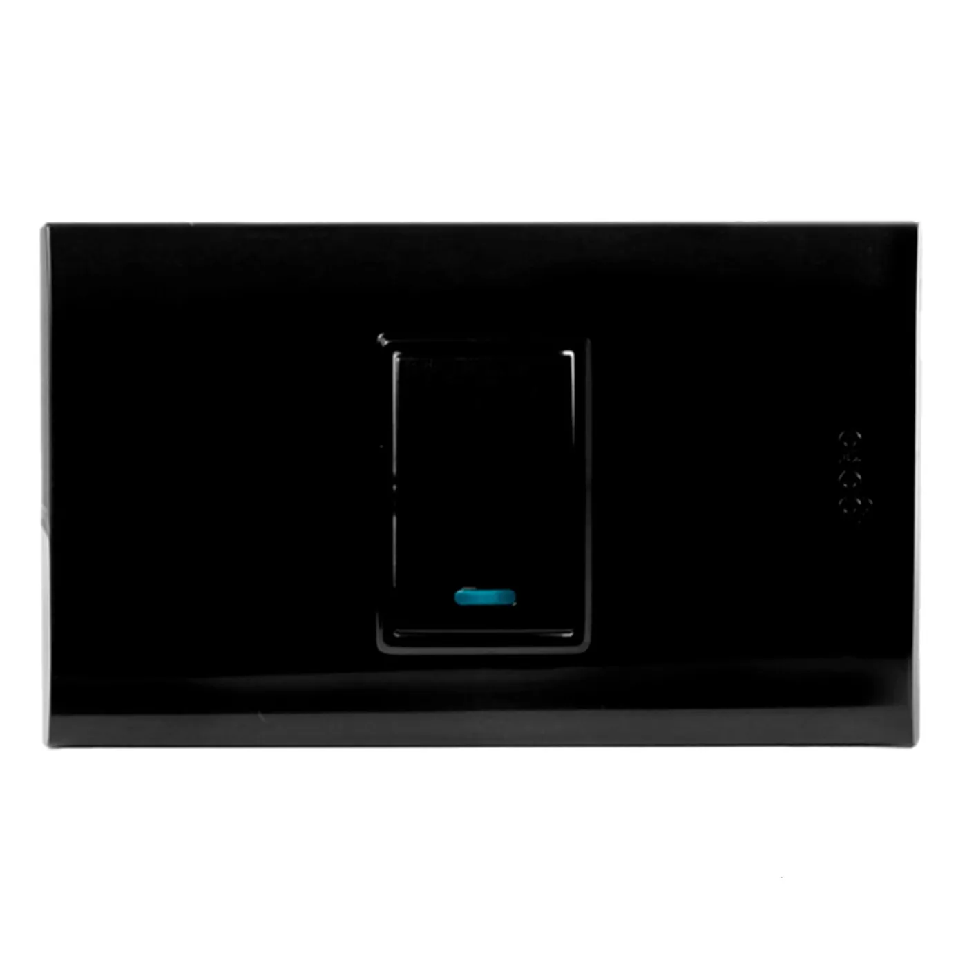 Interruptor Simple Pequeño Serie B Negro B512S-B Igoto