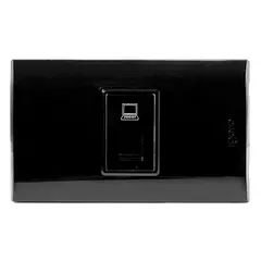 Toma de Red RJ-45 Serie B Negro B408-B Igoto