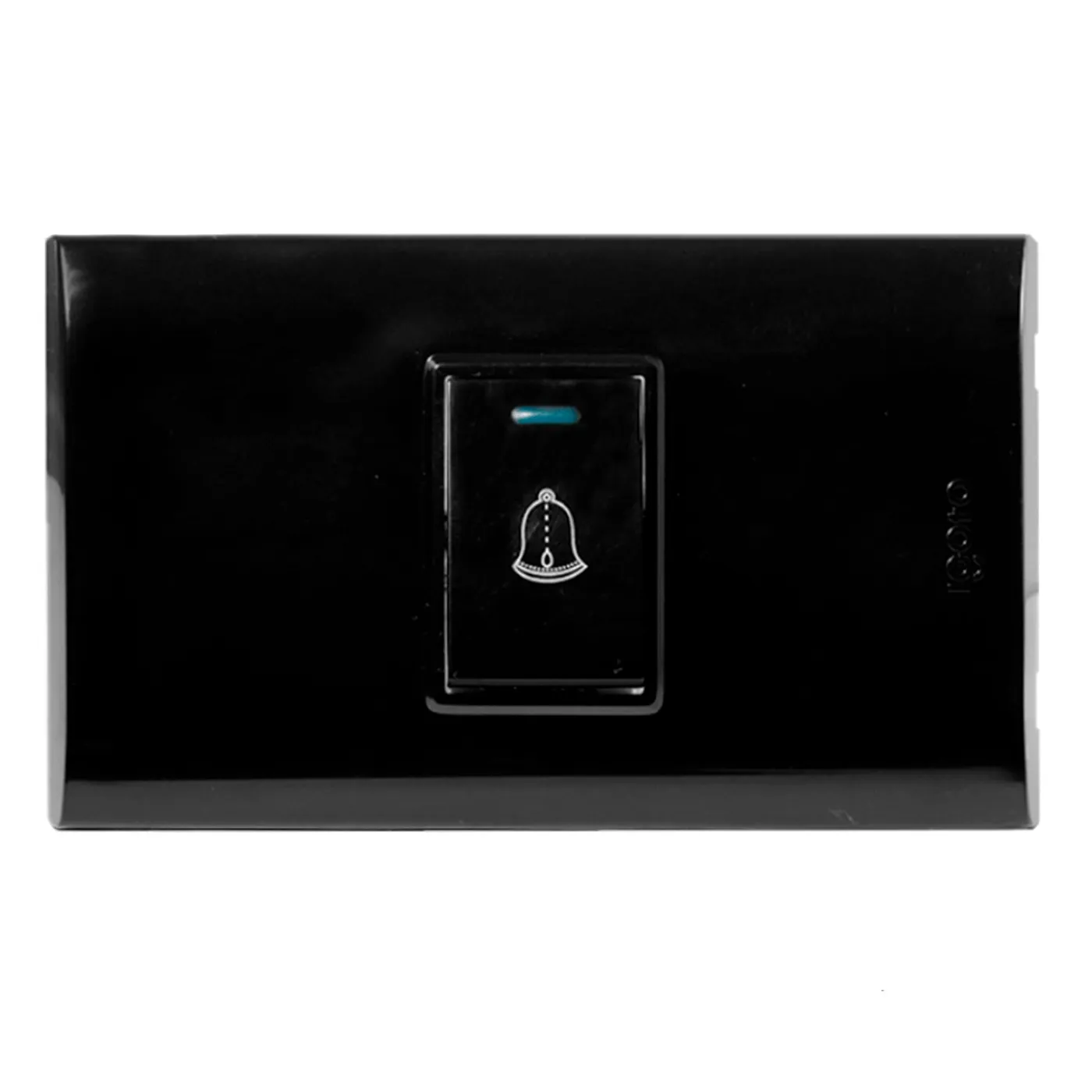 Interruptor Timbre Serie B Negro B5401-B Igoto