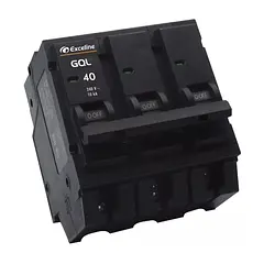 (GQL-40A-3) Exceline - Breaker Enchufable GQL TermoMagnetico 40Amp (3 polos)