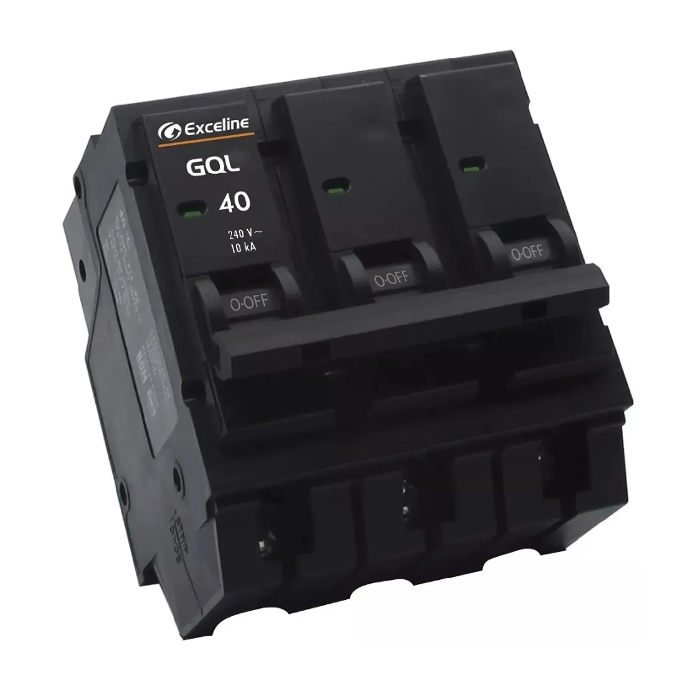(GQL-40A-3) Exceline - Breaker Enchufable GQL TermoMagnetico 40Amp (3 polos)