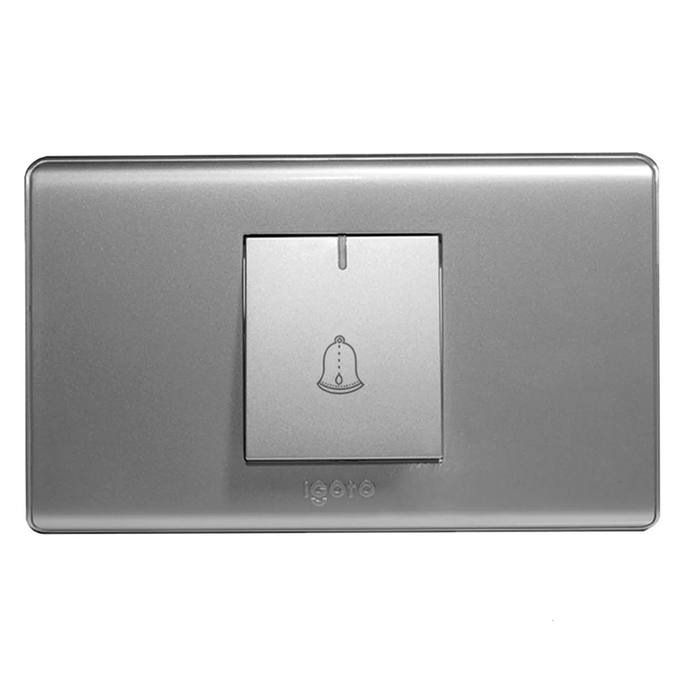 Interruptor Timbre Serie A Plata A2091-S Igoto
