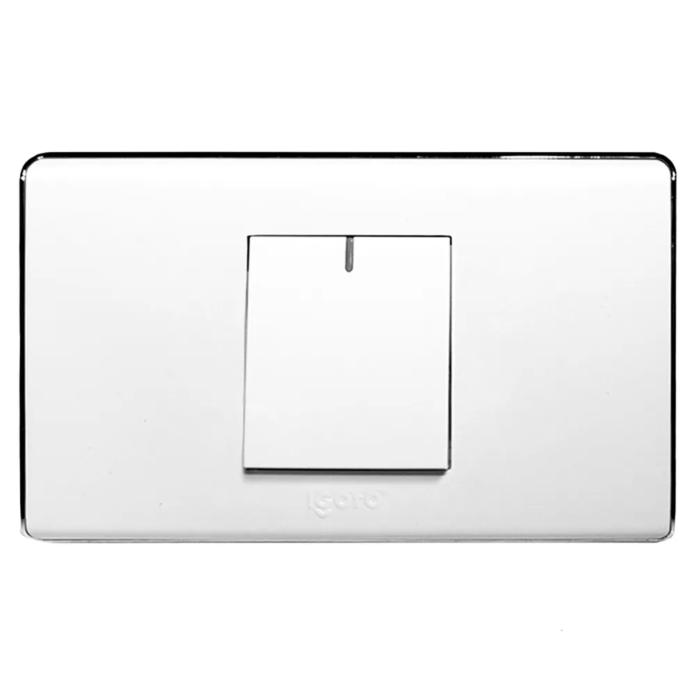 Interruptor Simple Pequeño Serie A Blanco A6012 Igoto