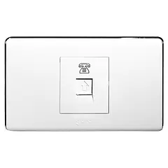 Toma Telefonica Serie A Blanco A6072 Igoto