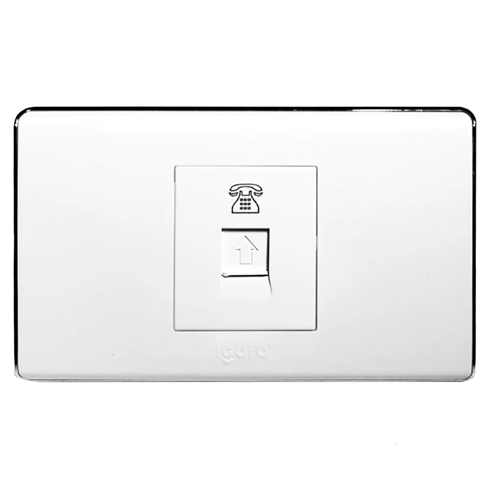 Toma Telefonica Serie A Blanco A6072 Igoto