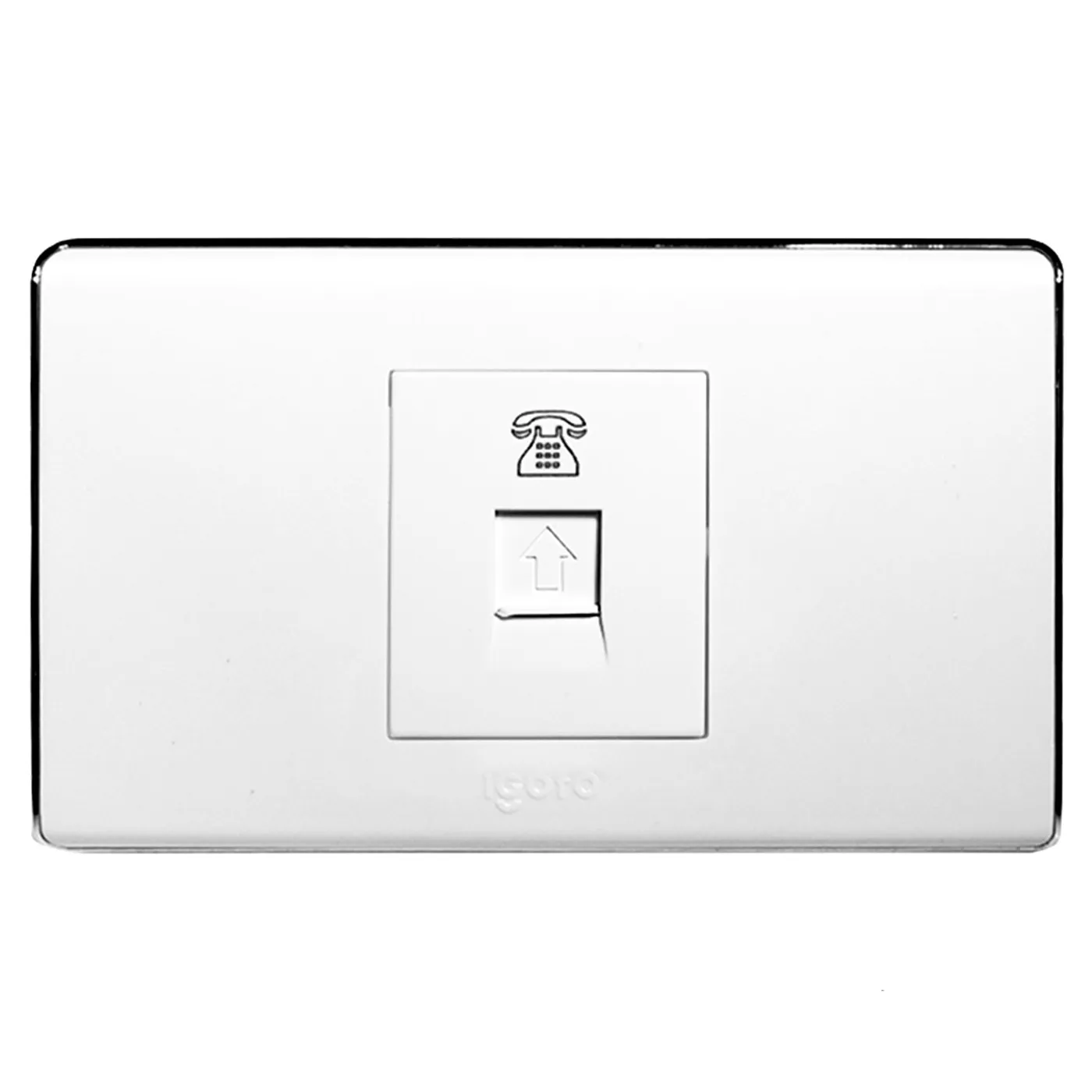 Toma Telefonica Serie A Blanco A6072 Igoto