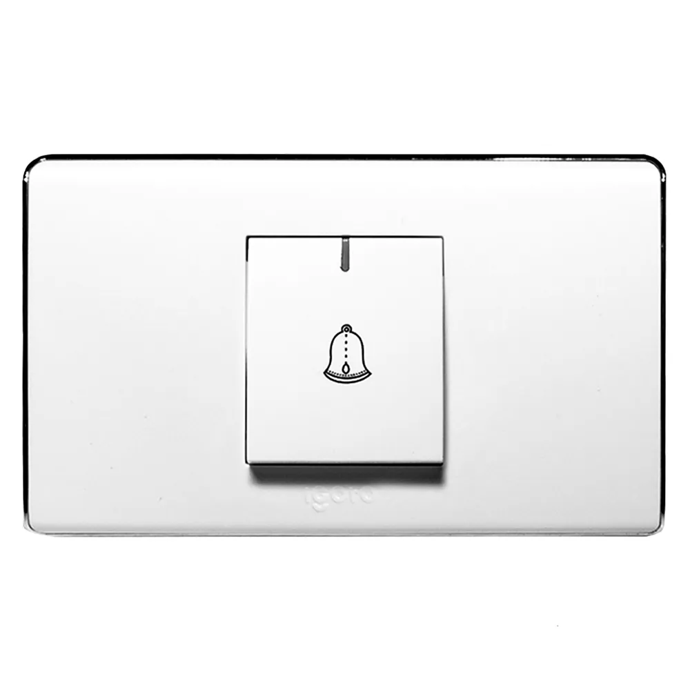 Interruptor Timbre Serie A Blanco A6091 Igoto