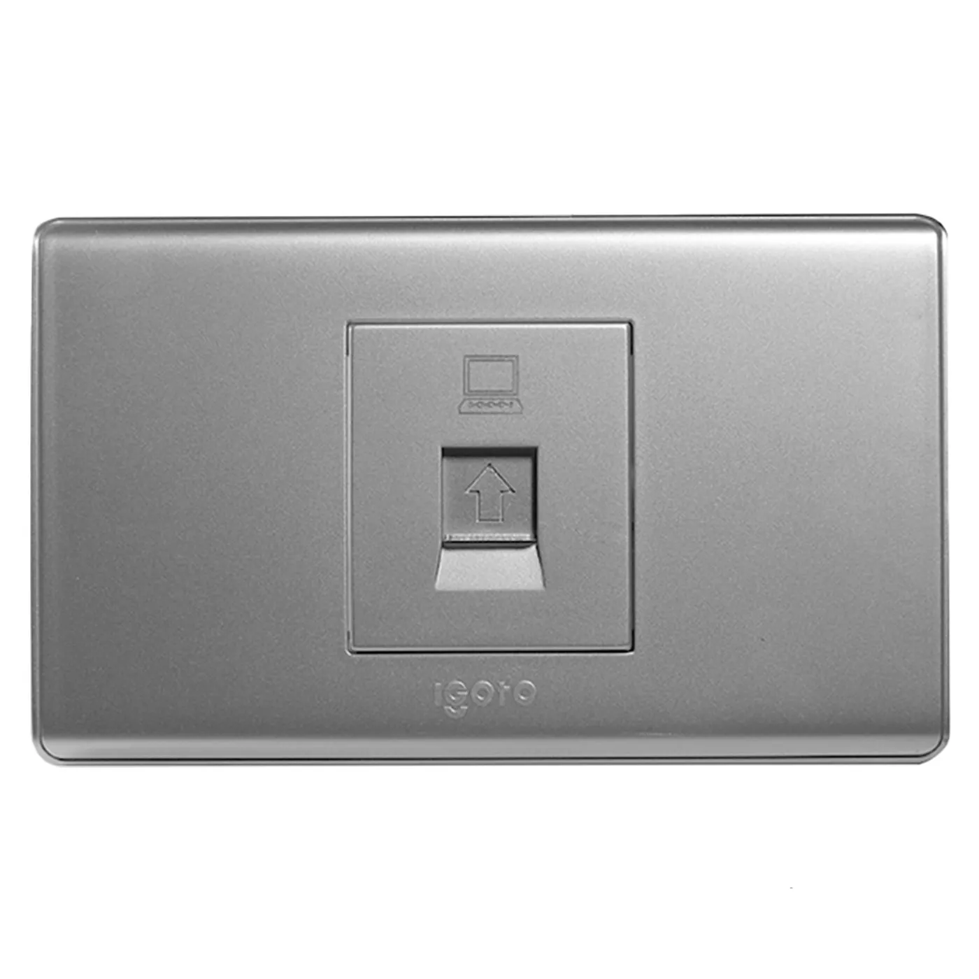 Toma de Red RJ-45 Serie A Plata A2073-S Igoto