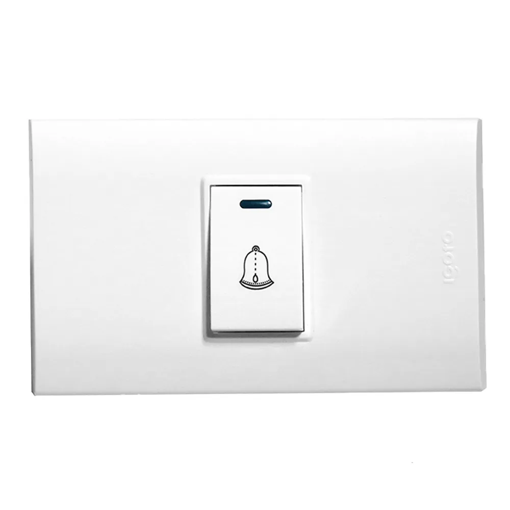 Interruptor Timbre Serie B Blanco B5401-W Igoto