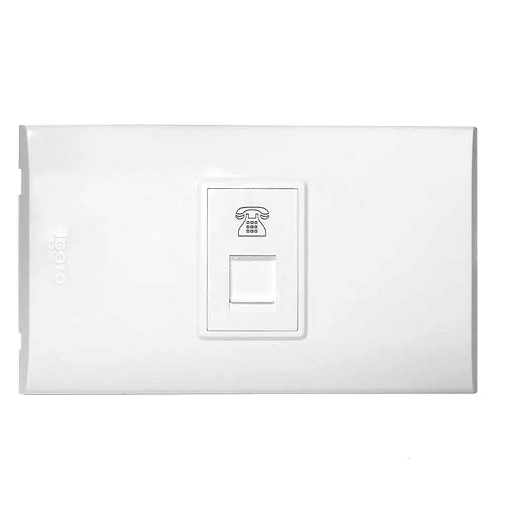Toma Telefonica Serie B Blanco B402-W Igoto
