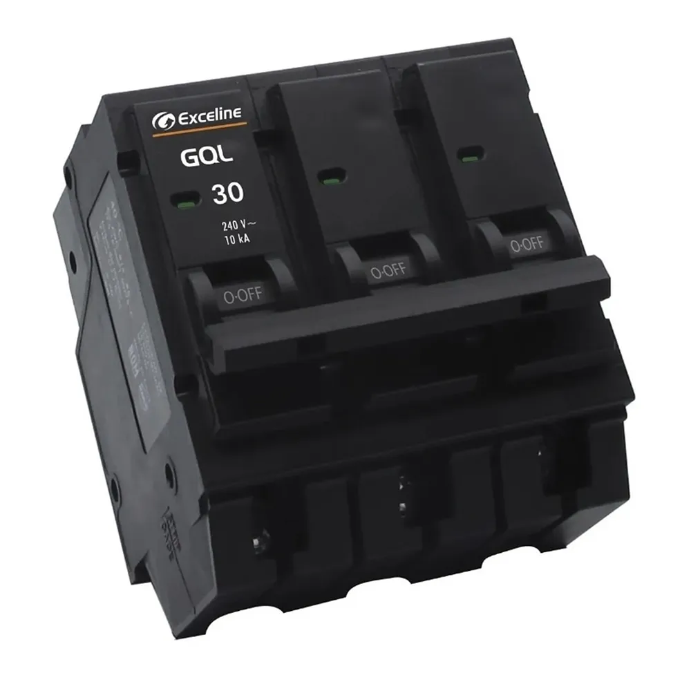 (GQL-30A-3) Exceline - Breaker Enchufable GQL TermoMagnetico 30Amp (3 polos)