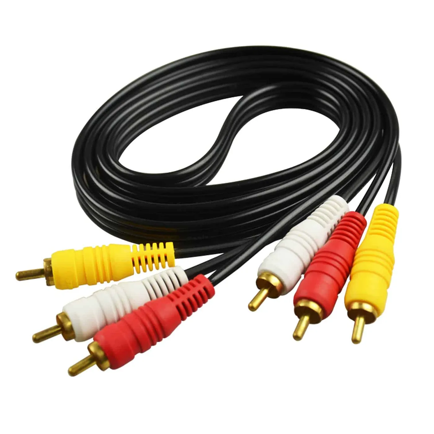 Cable Audio y Video (3) RCA (3Metros)
