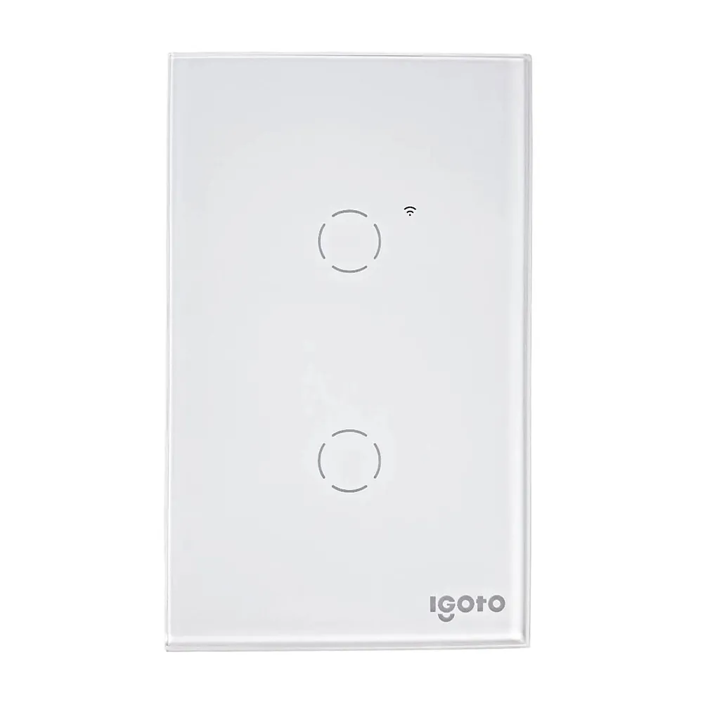 [ITWF-514] Igoto - Interruptor WIFI Doble [Blanco]