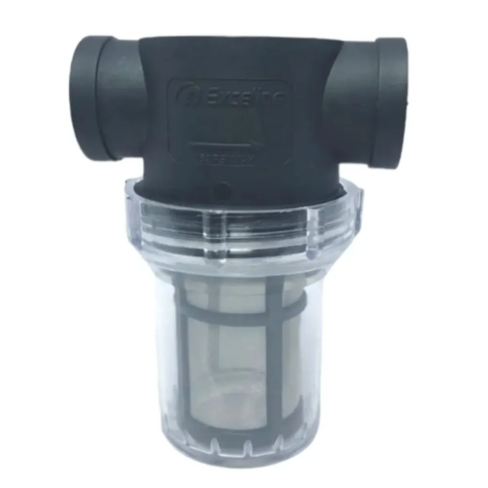 [GFA-075] - Exceline - Filtro de Agua de 3/4 Malla de Acero Inoxidable (Conexiones de entrada y salida 3/4" NPT)