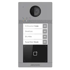 (DS-KV8413-WME1) Hikvision - Videoportero IP POE Estandar Wifi 1080P (2MP) 4 Departamentos IP65