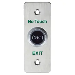 (DS-K7P04) Hikvision - Botón de Salida sin Contacto LED Indicador Normalmente Abierto y Cerrado Distancia Ajustable de Detección