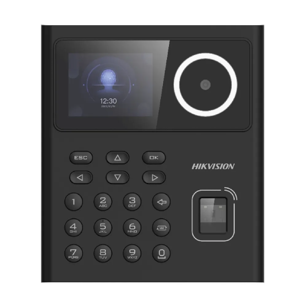 (DS-K1T320EFX) Hikvision - Terminal Min Moe Facial Tarjetas EM y Huella para Control de Acceso o Asistencia