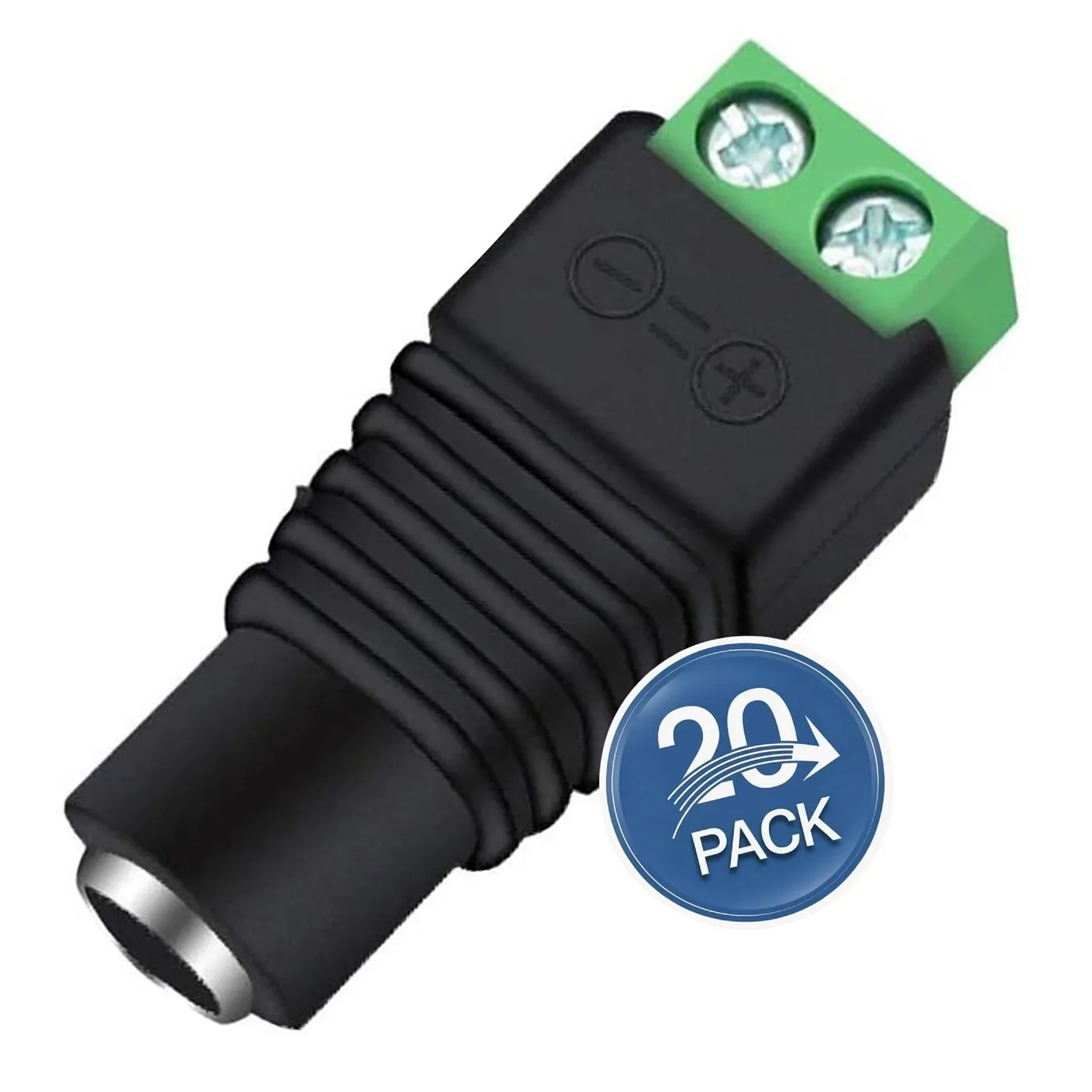 [STC-DCH-20] STC - Conector 12V Hembra 2.1mm [20 Unidad]