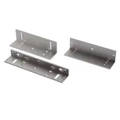 [DS-K4H250-LZ] Hikvisision - Kit de Montaje Base Z y L para Cerradura Magnética Compatible con DS-K4H258S Uso en Puerta de Madera y Metal