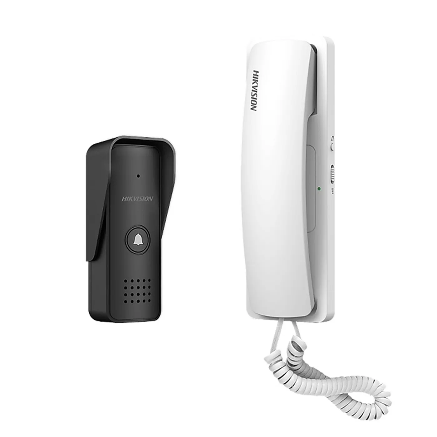 [DS-KIS103(O-STD)/US] Hikvision - Kit de Audioportero Analógico a 2 Hilos Apertura de 2 Puertas Diferentes Tonos y Volúmenes de Timbre Protección IP55