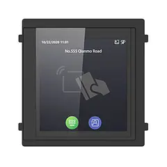 [DS-KD-TDM(O-STD)] Hikvision - Módulo de Pantalla Táctil con Lector de Tarjetas M1