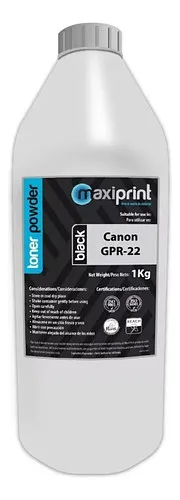 Polvo Toner Maxiprint Compatible Canon Negro (Recarga) GPR22