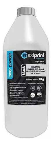 Polvo Toner Maxiprint Compatible Samsung Negro (Recarga) 101S 105S 111S 116L 1610