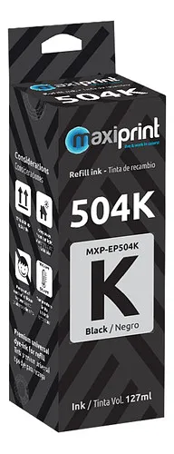 Tinta Maxiprint Compatible Epson 127ml Negro 504K