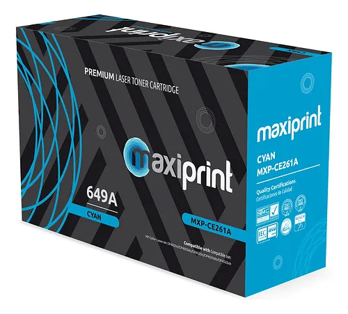 Toner Maxiprint Compatible HP Cyan CE261A