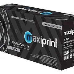 Toner Maxiprint Compatible HP Negro CF280A CE505A Canon CRG119A