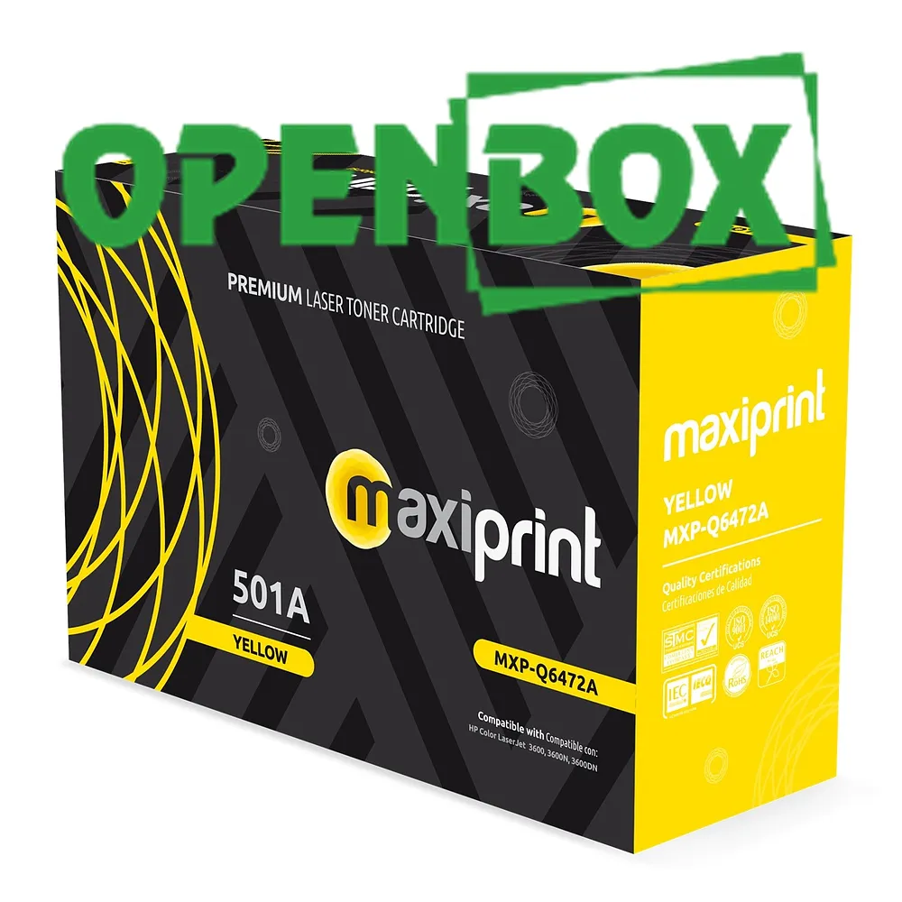 Toner Maxiprint Compatible HP Yellow Q6472A