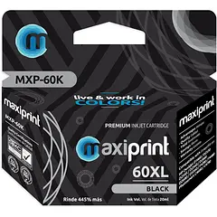 Cartucho Tinta Maxiprint Negro 60XL