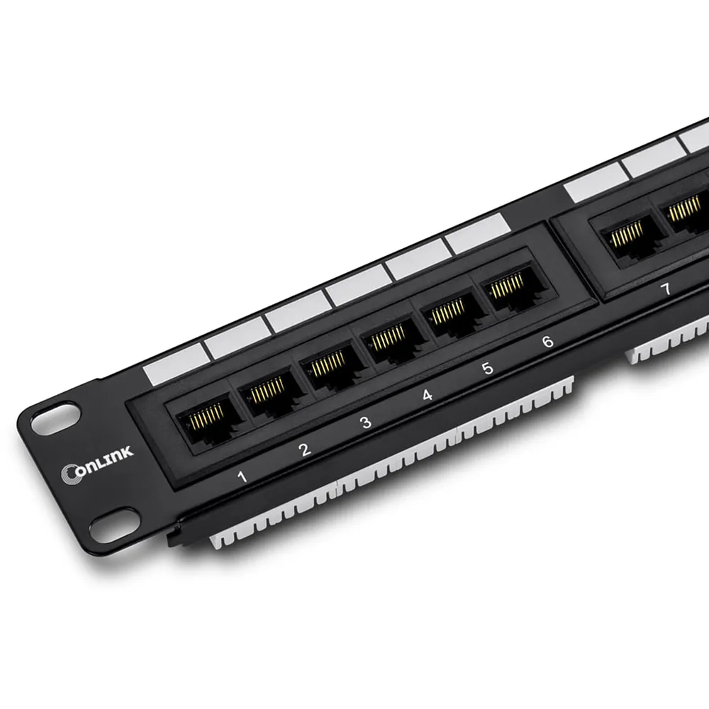 [OL-PPC5E-24P] Onlink - Patch Panel 24 Puertos 19" 1U Categoria 5E