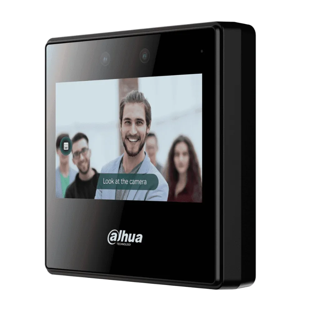 [DHI-ASA3223A-W] Dahua - Control de Asistencia con Pantalla Táctil de 4.3" con Reconocimiento Facial (2.000 Usuarios 2.000 Rostros 2.000 Claves 300.000 Registros) Comunicación TCP/IP Wi-Fi USB