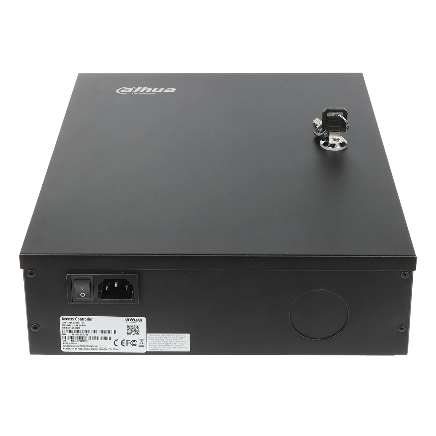 [DHI-ASC2204C-D] Dahua - Control de Acceso Gestiona 4 Puertas y 8 Lectoras (Admite 100.000 Usuarios 3.000 huellas 100.000 Tarjetas y 500.000 registros) Con Interlock Anti-passback Desbloqueo Remoto TCP/IP RS-485 y Wiegand para Interiores