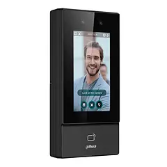 [DHI-ASI6213S-D] Dahua - Control de Acceso con Pantalla Táctil de 4.3" y Reconocimiento Facial (6.000 Usuarios 6.000 Rostros 10.000 Tarjetas ID 6.000 Claves 300.000 Registros) Comunicación TCP/IP y Wi-Fi para Interiores y Exteriores [Serie FACT]