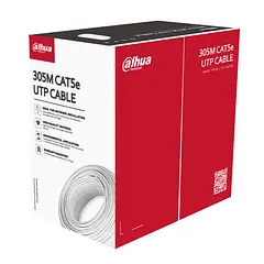 [DH-PFM920I-5EUN] Dahua - Cable UTP Categoria 5E 100% Cobre Interior Blanco 0.45MM [Caja 305 Metros]