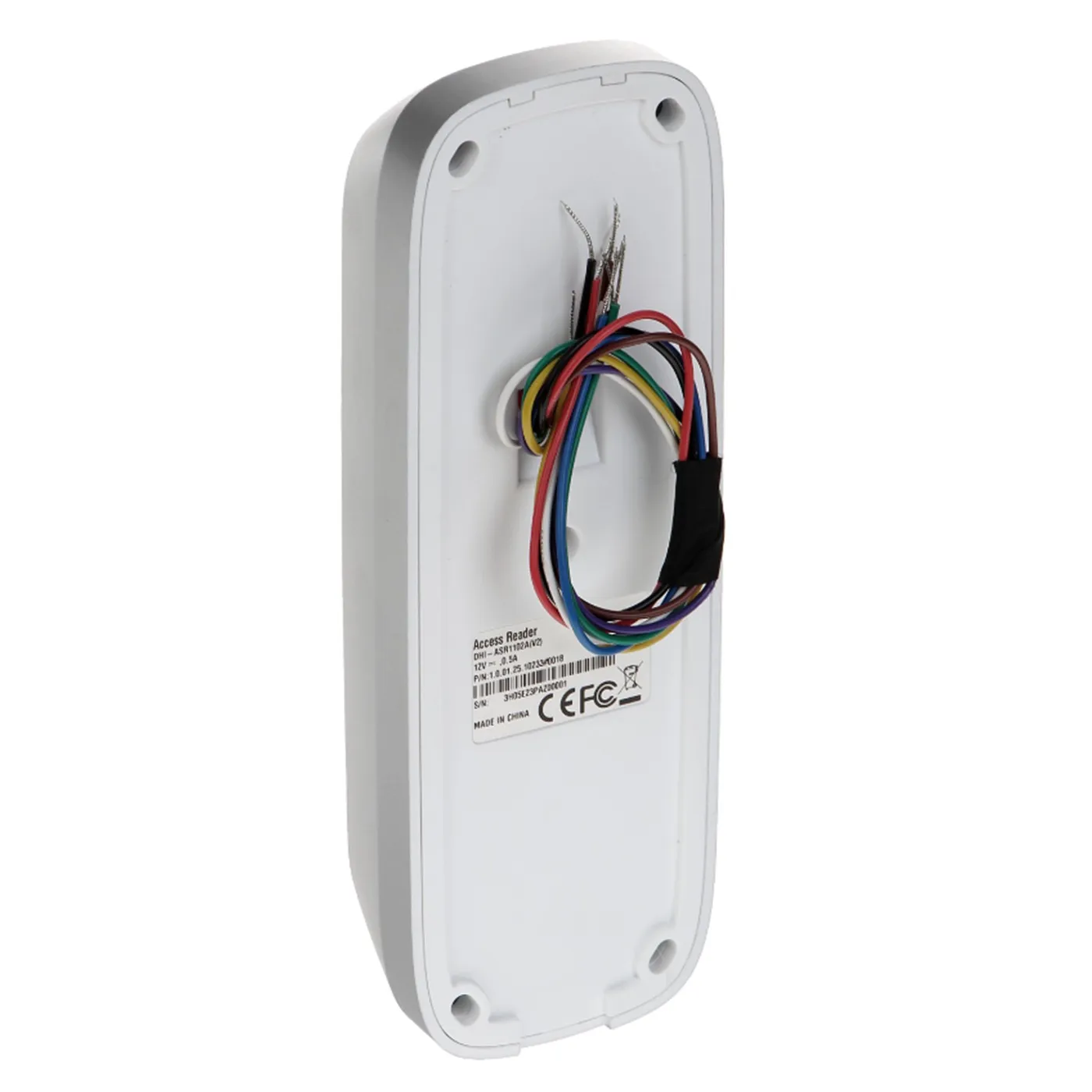 [DHI-ASR1102A(V3)] Dahua - Lector de Acceso de Reconocimiento de Tarjetas (IC Mifare) de Identificación Sin Contacto y Huellas (3.000) con Retroiluminación Azul Comunicación RS-485 y Wiegand Uso en Interiores